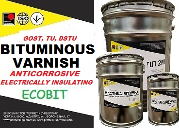 Bituminous varnishes, anticorrosive, electrically insulating